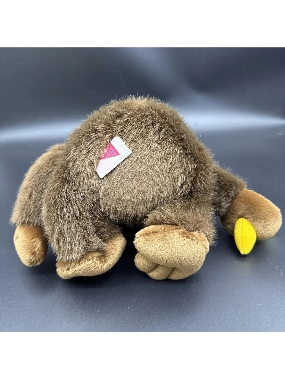 Dakin Plush Brown Monkey Toy with Banana - Soft Cuddly Stuffed Animal